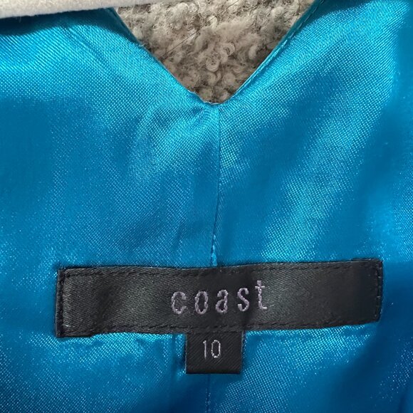 Stunning Coast Turquoise Cocktail Dress (US 6) - Picture 9 of 9